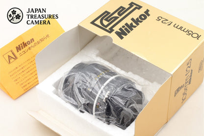 *Unused in Box* Nikon Ai Nikkor 105mm F2.5 Telephoto MF Lens F Mount From JAPAN