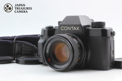 *Top MINT w/ Strap* Contax ST SLR 35mm Film Camera Planar 50mm f/1.4 Lens JAPAN