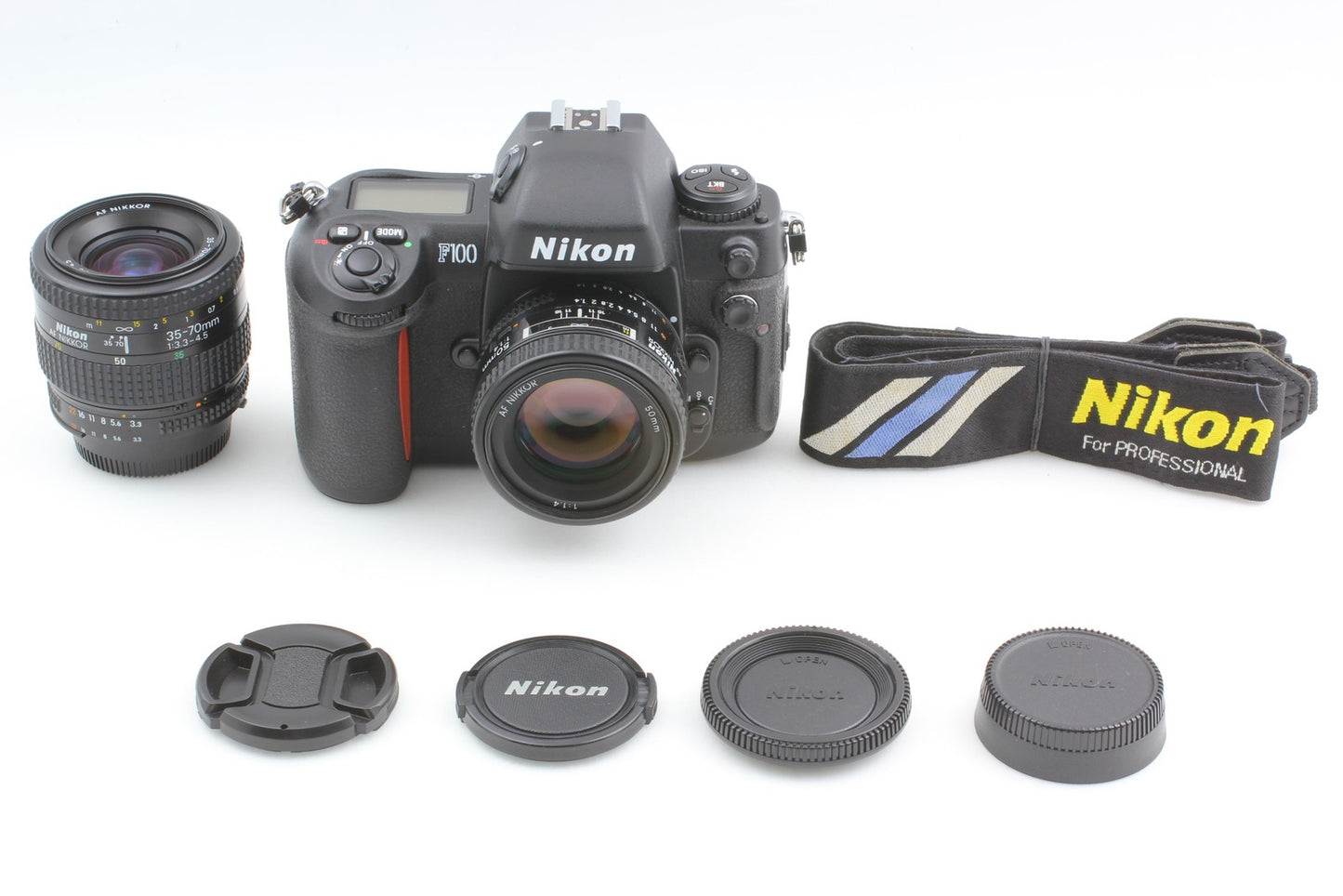 2 Lens *Top MINT* Nikon F100 Film Camera AF 50mm f/1.4 + 35-70mm f/3.3-4.5 JAPAN