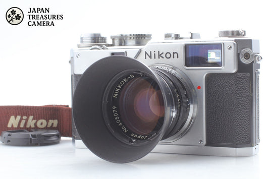 N MINT w/ Hood* Nikon S3 35mm Film Camera Nikkor-S 5cm 50mm F1.4 Lens From JAPAN