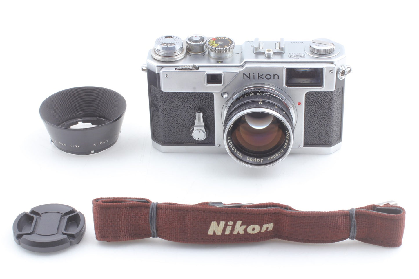 N MINT w/ Hood* Nikon S3 35mm Film Camera Nikkor-S 5cm 50mm F1.4 Lens From JAPAN