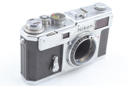 N MINT w/ Hood* Nikon S3 35mm Film Camera Nikkor-S 5cm 50mm F1.4 Lens From JAPAN