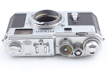 N MINT w/ Hood* Nikon S3 35mm Film Camera Nikkor-S 5cm 50mm F1.4 Lens From JAPAN