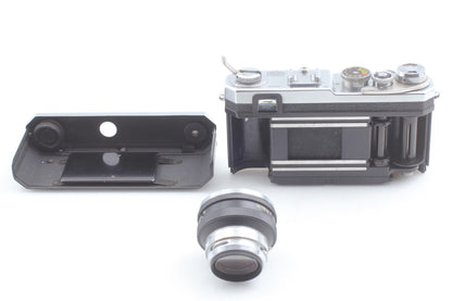 N MINT w/ Hood* Nikon S3 35mm Film Camera Nikkor-S 5cm 50mm F1.4 Lens From JAPAN