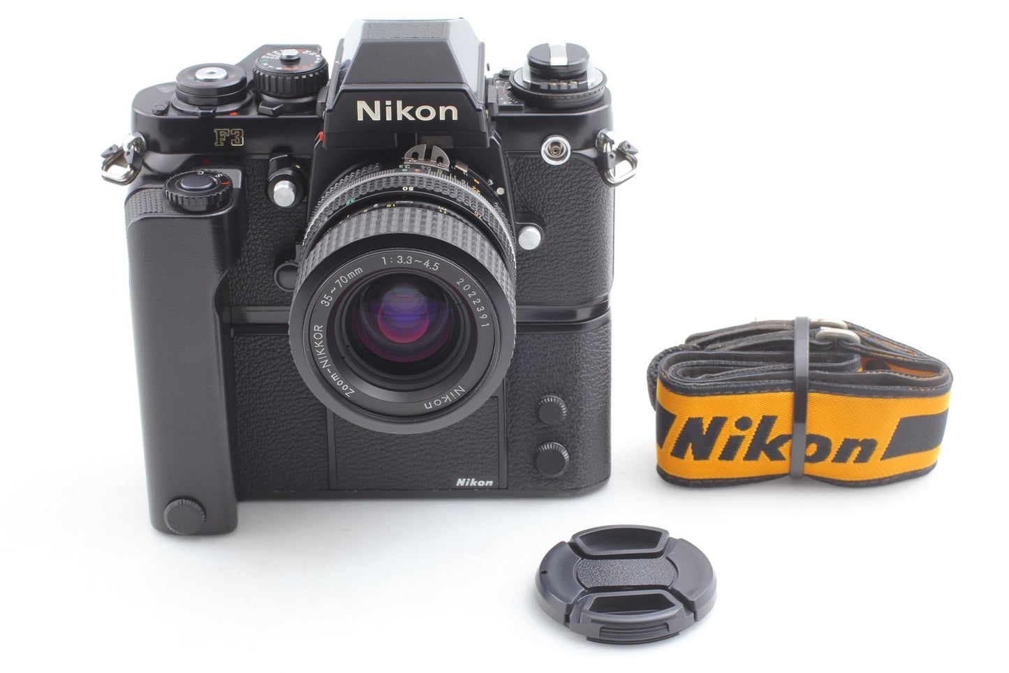 *Near MINT* Nikon F3 Eye Level SLR Film Camera Ai-s 35-70mm f/3.5-4.5 Lens JAPAN