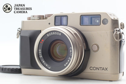 Green Label *N MINT* Contax G1 Rangefinder Camera Planar 35mm F2 Lens From JAPAN