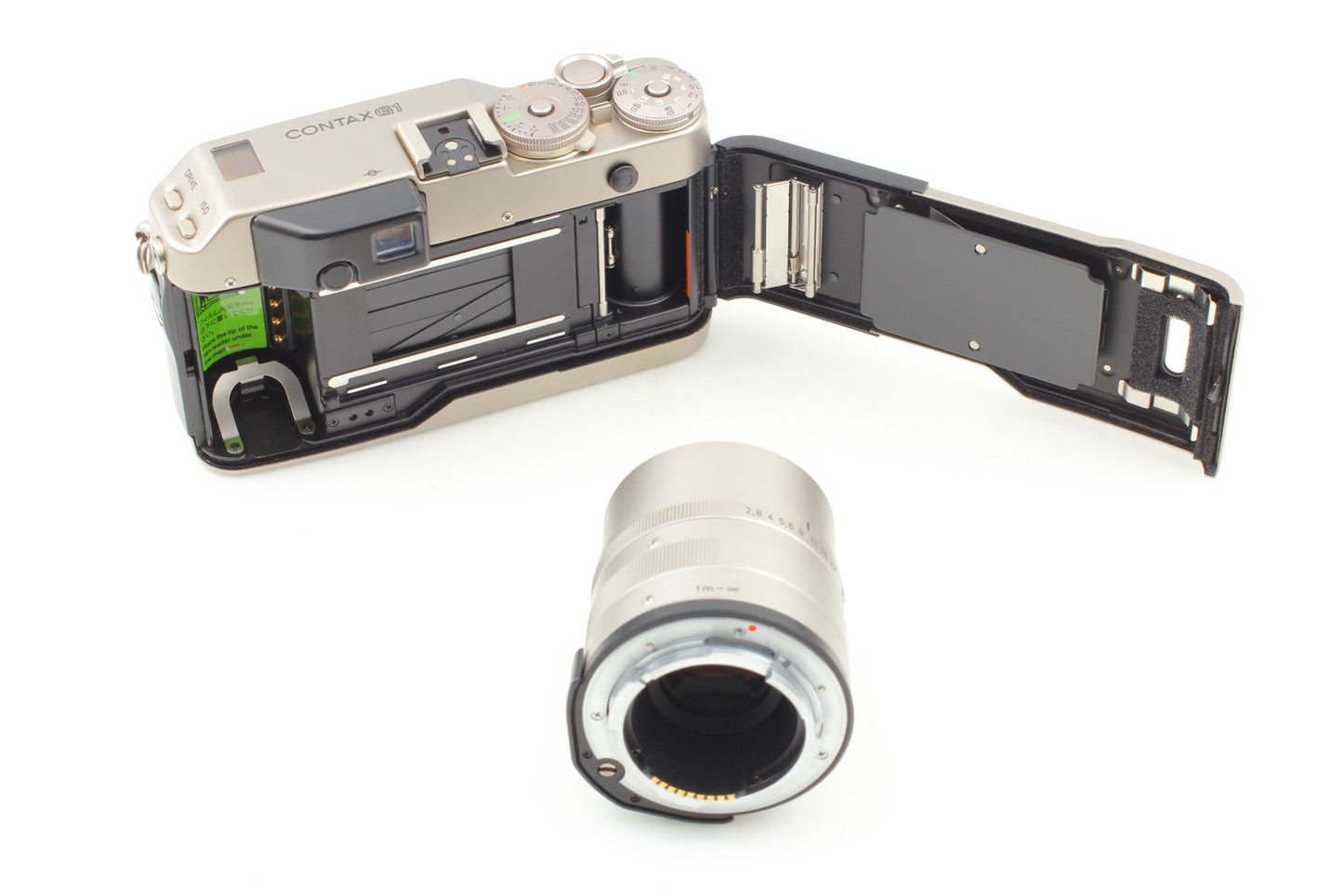 Green Label *Top MINT w/Case* Contax G1 Camera Sonnar 90mm f/2.8 Lens From JAPAN