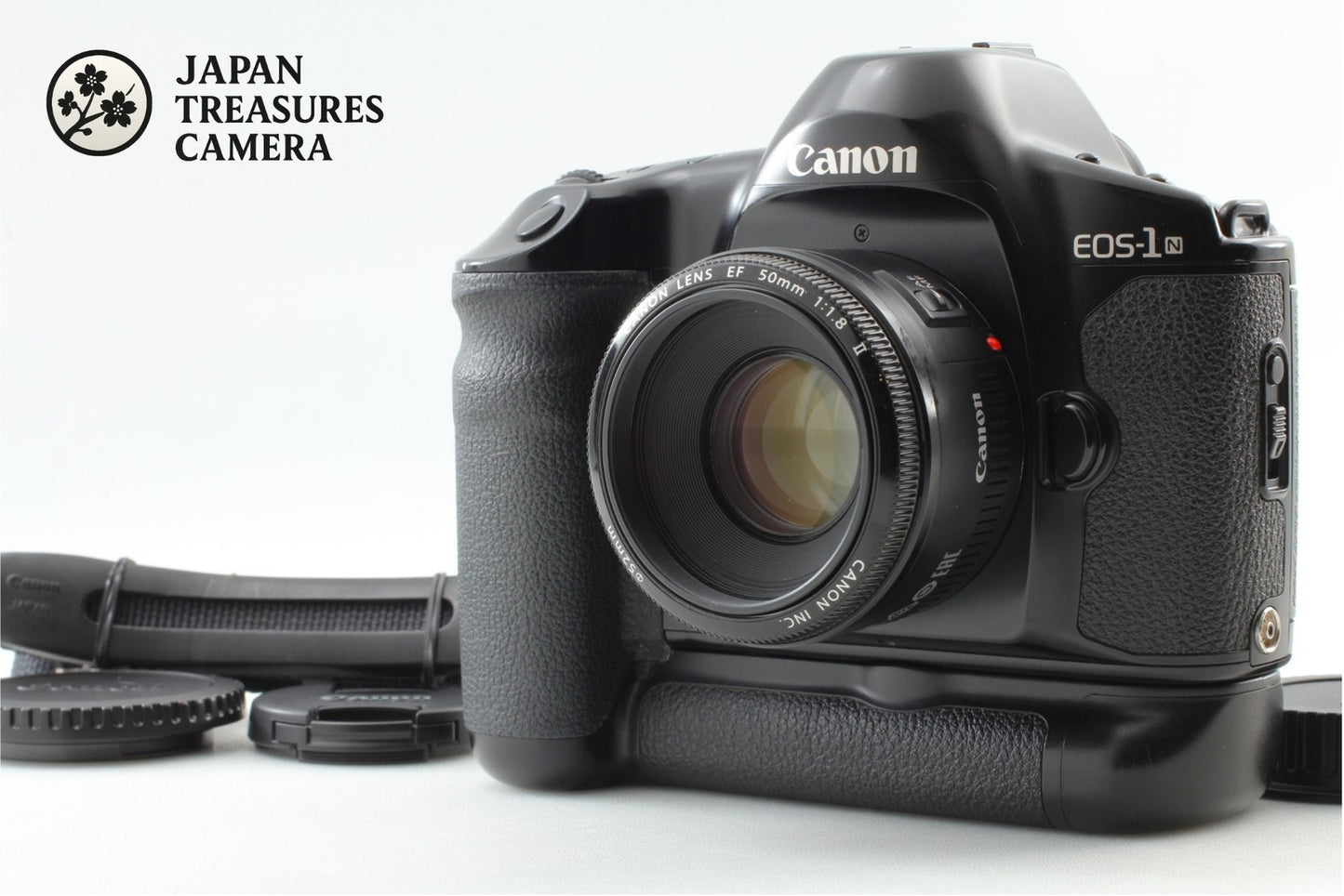 *Near MINT+++* Canon EOS-1N HS 35mm Film Camera EF 50mm F1.8 II PB-E1 From JAPAN