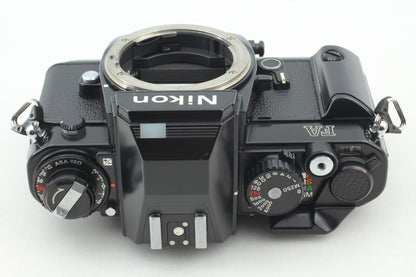 N MINT w/Strap* Nikon FA Black SLR 35mm Film Camera Ai 28mm f3.5 Lens From JAPAN