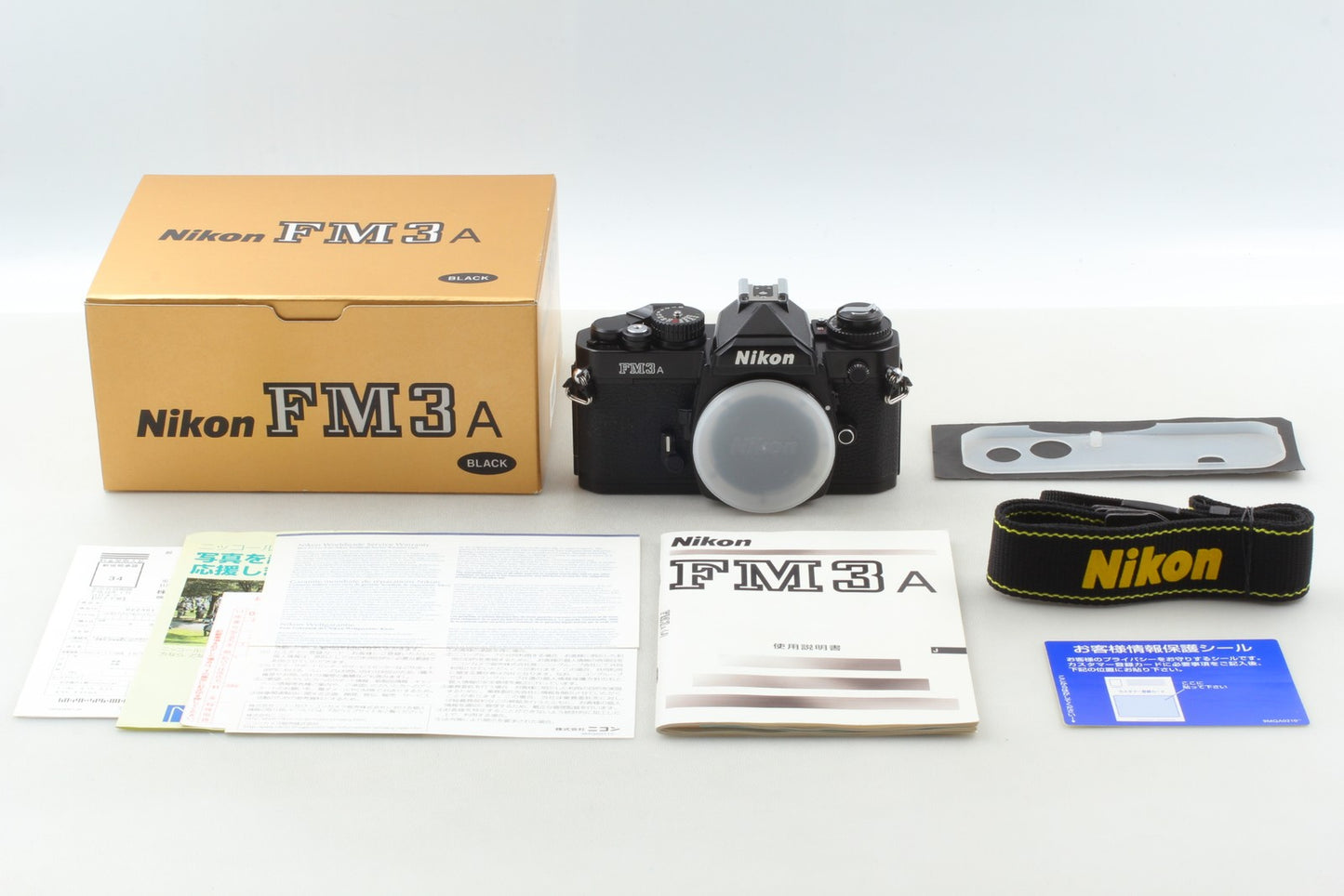 S/N 287xxx *Unused in Box* Nikon FM3A Black SLR 35mm Film Camera Body From JAPAN