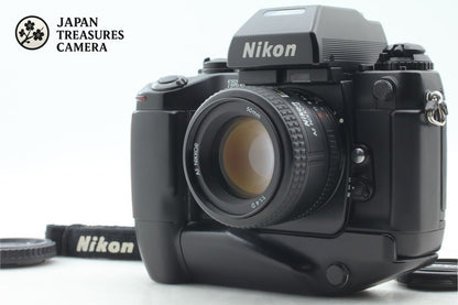 No Leak *MINT+++* Nikon F4S SLR 35mm Film Camera AF 50mm F1.4 D Lens From JAPAN