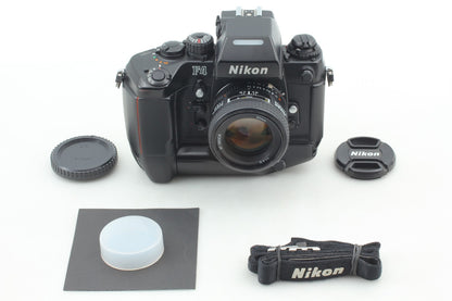 No Leak *MINT+++* Nikon F4S SLR 35mm Film Camera AF 50mm F1.4 D Lens From JAPAN