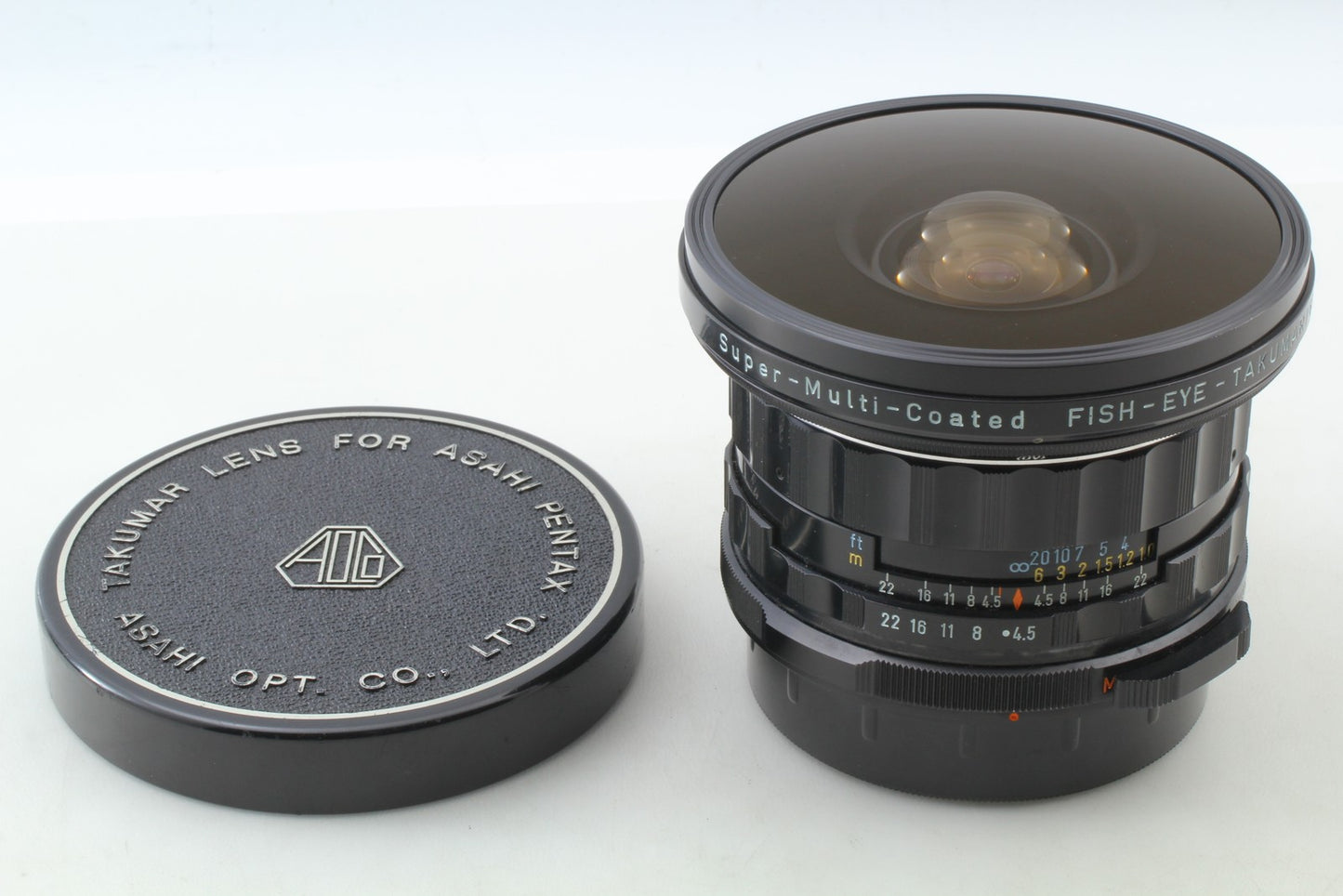 *MINT w/ Cap* Pentax SMC Fish Eye Takumar 35mm f/4.5 Lens for 67 6x7 From JAPAN