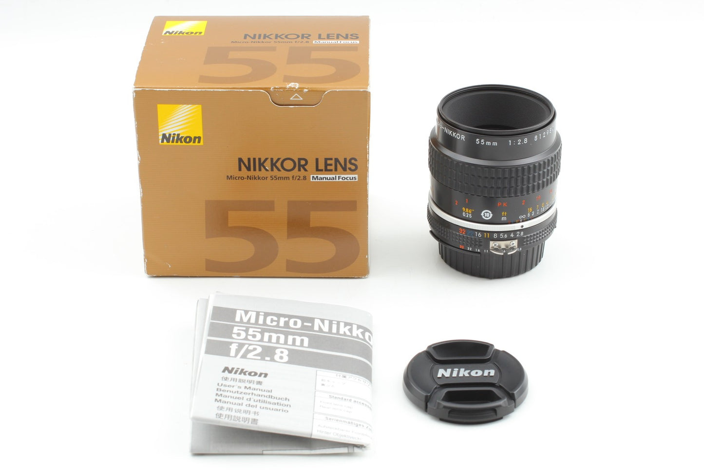 SIC S/N 812xxx *Unused in Box* Nikon Ai-s Micro Nikkor 55mm f/2.8 MF Lens JAPAN