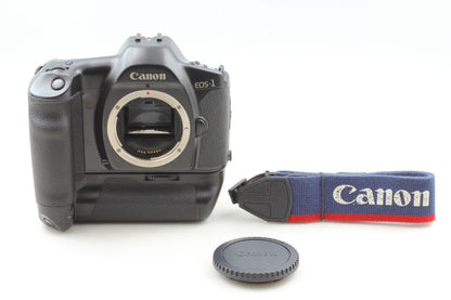 Tested *MINT w/ PB-E1 Strap* Canon EOS-1 HS SLR 35mm Film Camera Body From JAPAN