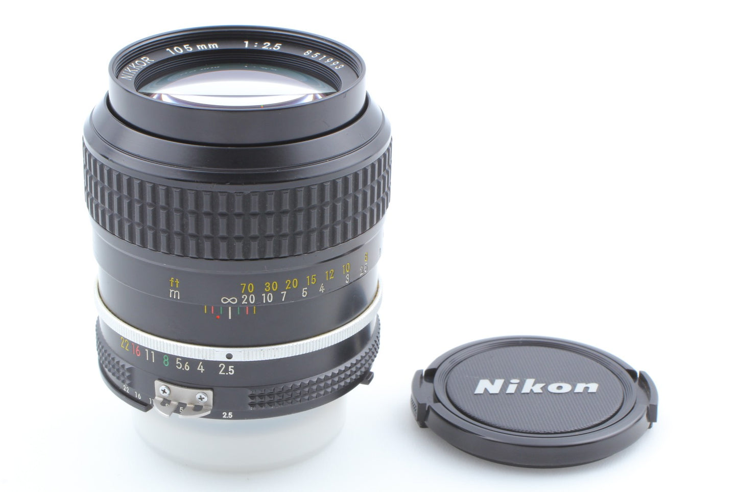 *MINT* Nikon Ai Nikkor 105mm F2.5 Telephoto MF Prime Lens for F Mount From JAPAN