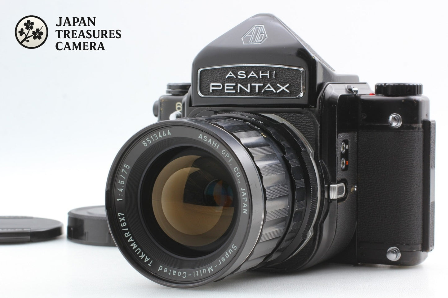 *Opt MINT* PENTAX 6x7 67 Eye Level Camera SMC Takumar 75mm F4.5 Lens From JAPAN