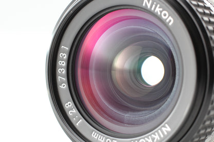 *MINT w/Cap* Nikon Ai-s Ais Nikkor 28mm f2.8 MF Wide Angle Prime Lens From JAPAN