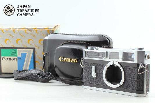 Rare in Box *N MINT w/Case* Canon Model 7 Rangefinder Film Camera L39 From JAPAN