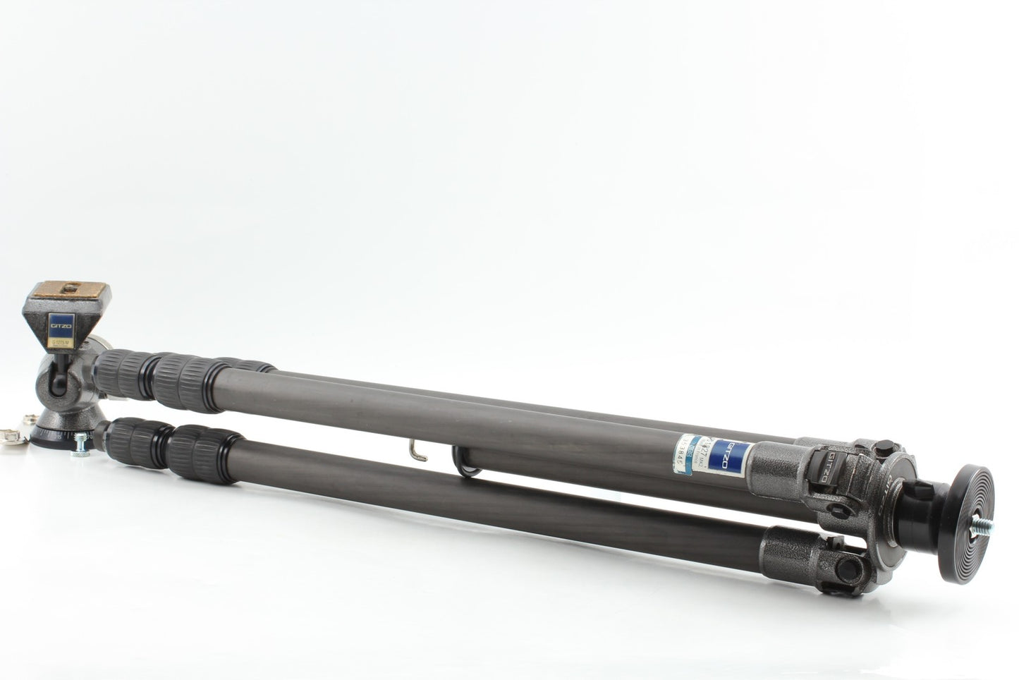 *N MINT* GITZO G1227MK2 Carbon Fiber Tripod + G1275M Off Center Ball Head JAPAN