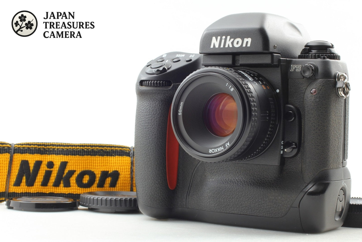 *N MINT+++ w/ Strap* Nikon F5 SLR 35mm Film Camera AF 50mm F1.8 Lens From JAPAN