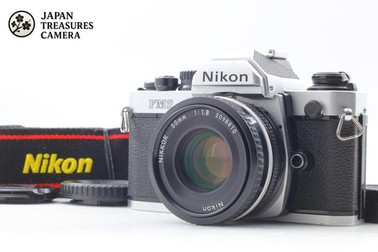 *N MINT w/ Strap* Nikon FM2 SLR 35mm Film Camera Ai-s 50mm f1.8 Lens From JAPAN