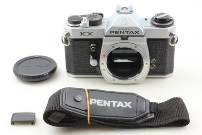 All Works *MINT w/ Strap* Pentax KX Silver SLR 35mm Film Camera Body From JAPAN