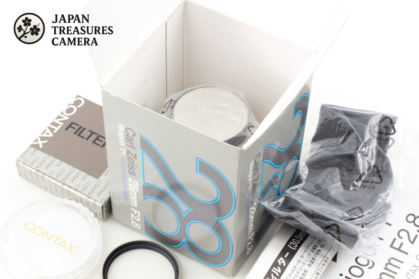*Unused in Box Case* Contax Carl Zeiss Biogon T* 28mm f2.8 Lens G1 G2 From JAPAN