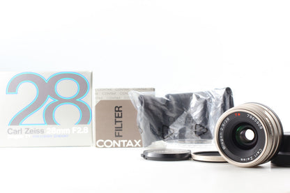 *Unused in Box Case* Contax Carl Zeiss Biogon T* 28mm f2.8 Lens G1 G2 From JAPAN