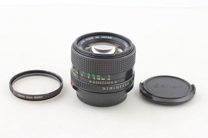 *Exc+5* Canon New FD NFD 50mm f1.4 MF Standard Prime Lens FD Mount From JAPAN