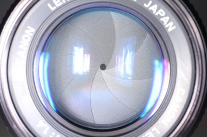 *Exc+5* Canon New FD NFD 50mm f1.4 MF Standard Prime Lens FD Mount From JAPAN