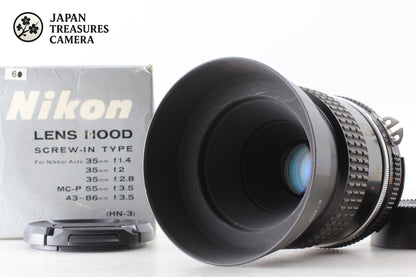 *MINT+++ w/ Hood* Nikon Ai-s Ais Micro Nikkor 55mm F2.8 MF Macro Lens From JAPAN