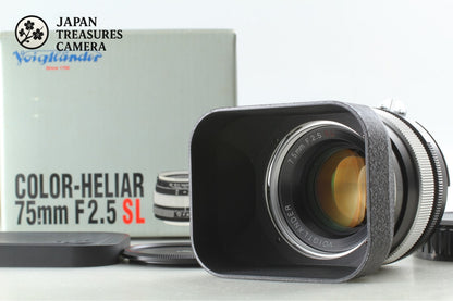 MINT in Box Vightlander Color Heliar 75mm f/2.5 SL Lens Nikon F Mount From JAPAN