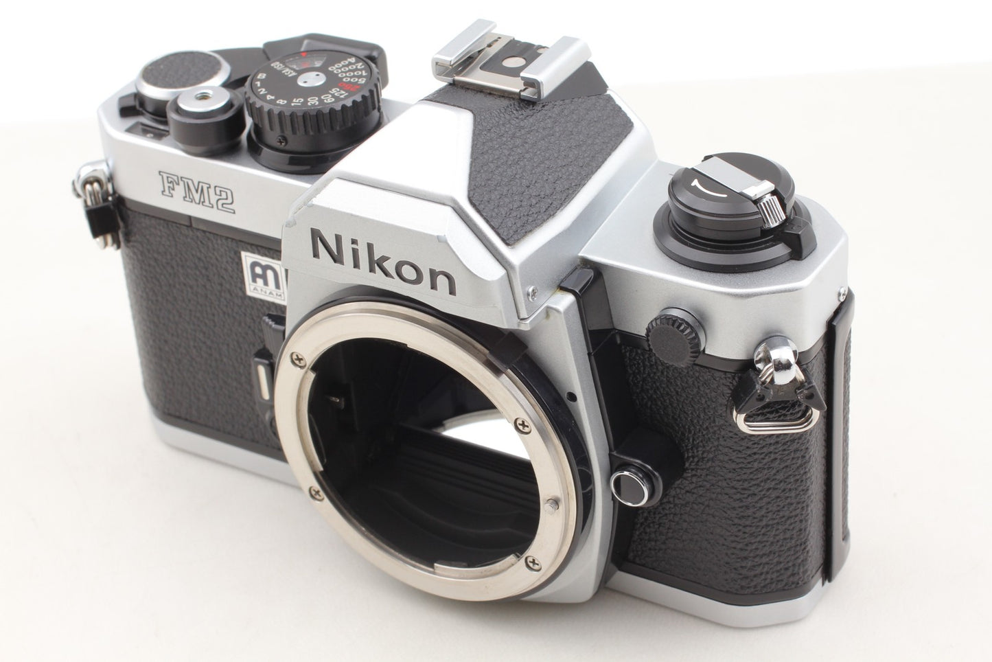 Rare *ANAM* *MINT w/Strap* Nikon New FM2 FM2N Silver 35mm Film Camera From JAPAN