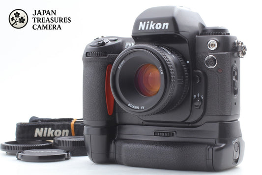 *MINT+++ w/ MB-15* Nikon F100 SLR 35mm Film Camera AF 50mm F1.8 Lens From JAPAN