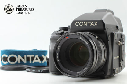 Top MINT* CONTAX 645 Camera AE Planar 80mm F2 Lens MFB-1 1A Film Back From JAPAN