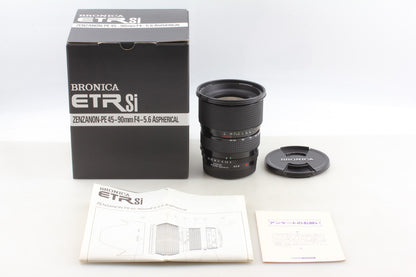*Top MINT in Box* Bronica Zenzanon PE 45-90mm F4-5.6 ASPH MF Lens ETR From JAPAN