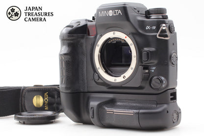 Rare NISSAN Top MINT w/ VC-9 Minolta α9 a9 Maxxum Dynax Alpha Film Camera JAPAN