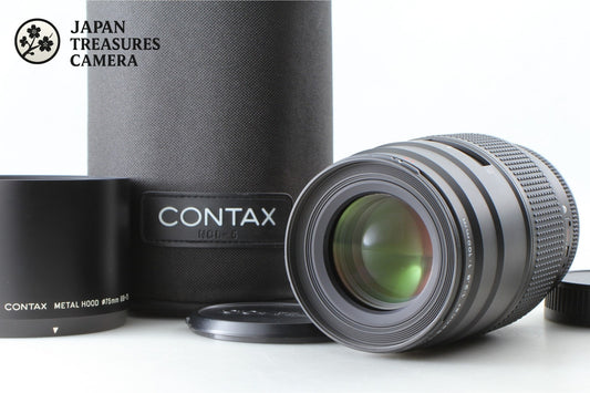 *Top MINT w/ Hood* Contax Carl Zeiss Macro Sonnar 100mm f/2.8 N Mount Lens JAPAN