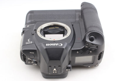 *N MINT+++* Canon EOS-3 SLR 35mm Film Camera EF 50mm F1.4 Lens PB-E2 From JAPAN