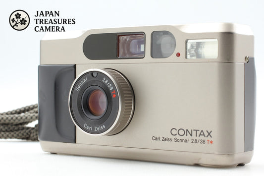 Read *N MINT* CONTAX T2 Titan Silver Point & Shoot 35mm Film Camera From JAPAN