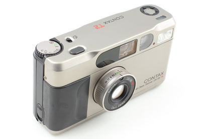 Read *N MINT* CONTAX T2 Titan Silver Point & Shoot 35mm Film Camera From JAPAN