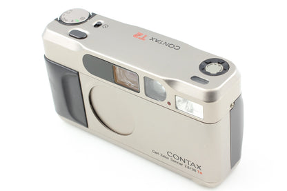 Read *N MINT* CONTAX T2 Titan Silver Point & Shoot 35mm Film Camera From JAPAN