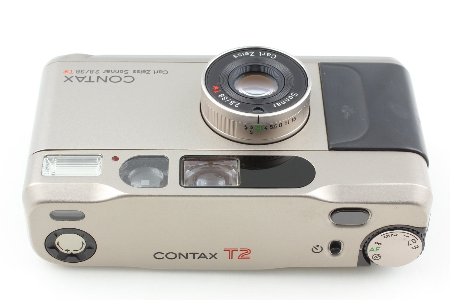 Read *N MINT* CONTAX T2 Titan Silver Point & Shoot 35mm Film Camera From JAPAN