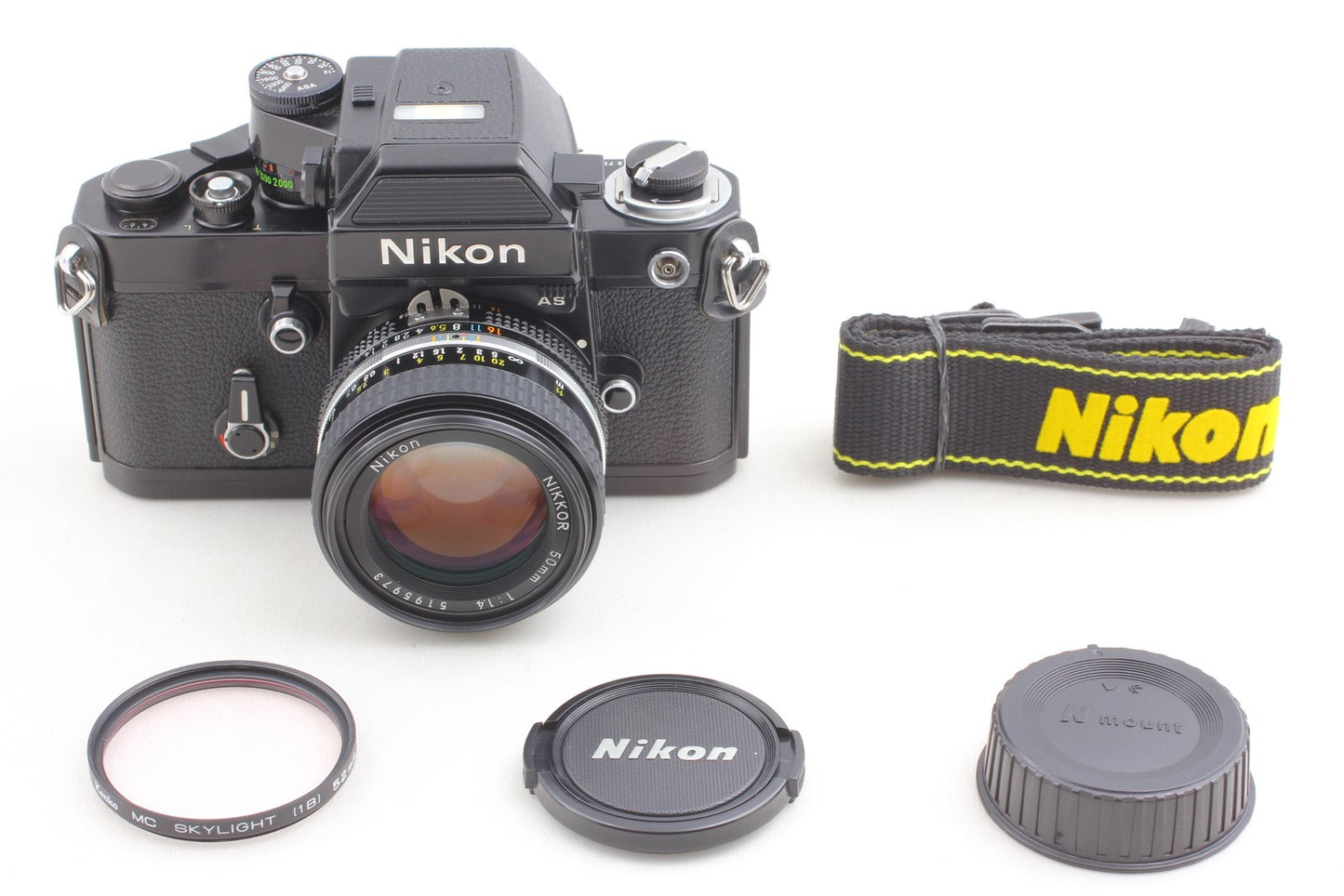 *MINT* Nikon F2 Photomic AS DP-12 SLR Film Camera Ai-s 50mm F1.4 Lens From JAPAN