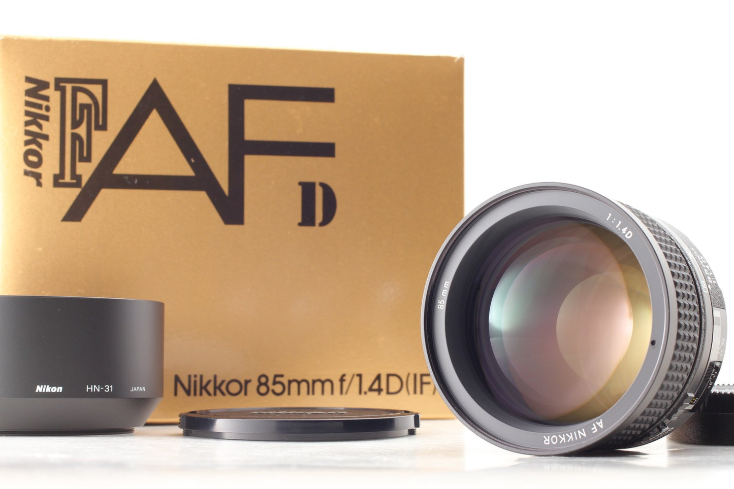 *Almost Unused in Box* Nikon AF Nikkor 85mm F1.4D Portrait Prime Lens From JAPAN
