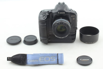 *N MINT+++* Canon EOS-1V HS 35mm Film Camera EF 50mm F1.4 Lens PB-E2 From JAPAN