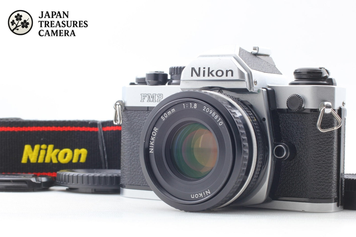 *N MINT w/ Strap* Nikon FM2 SLR 35mm Film Camera Ai-s 50mm f1.8 Lens From JAPAN