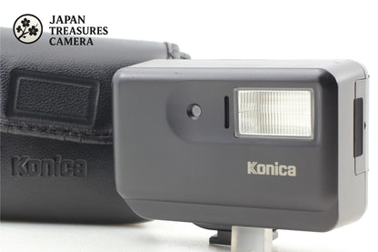 *Top MINT w/ Case* Konica HX-14 Auto Shoe Mount Strobe Flash Camera From JAPAN