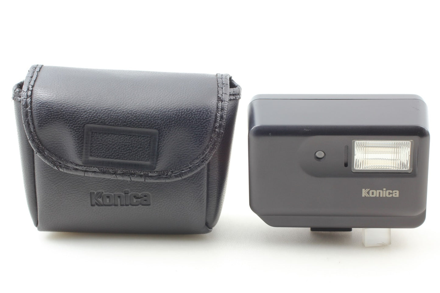 *Top MINT w/ Case* Konica HX-14 Auto Shoe Mount Strobe Flash Camera From JAPAN